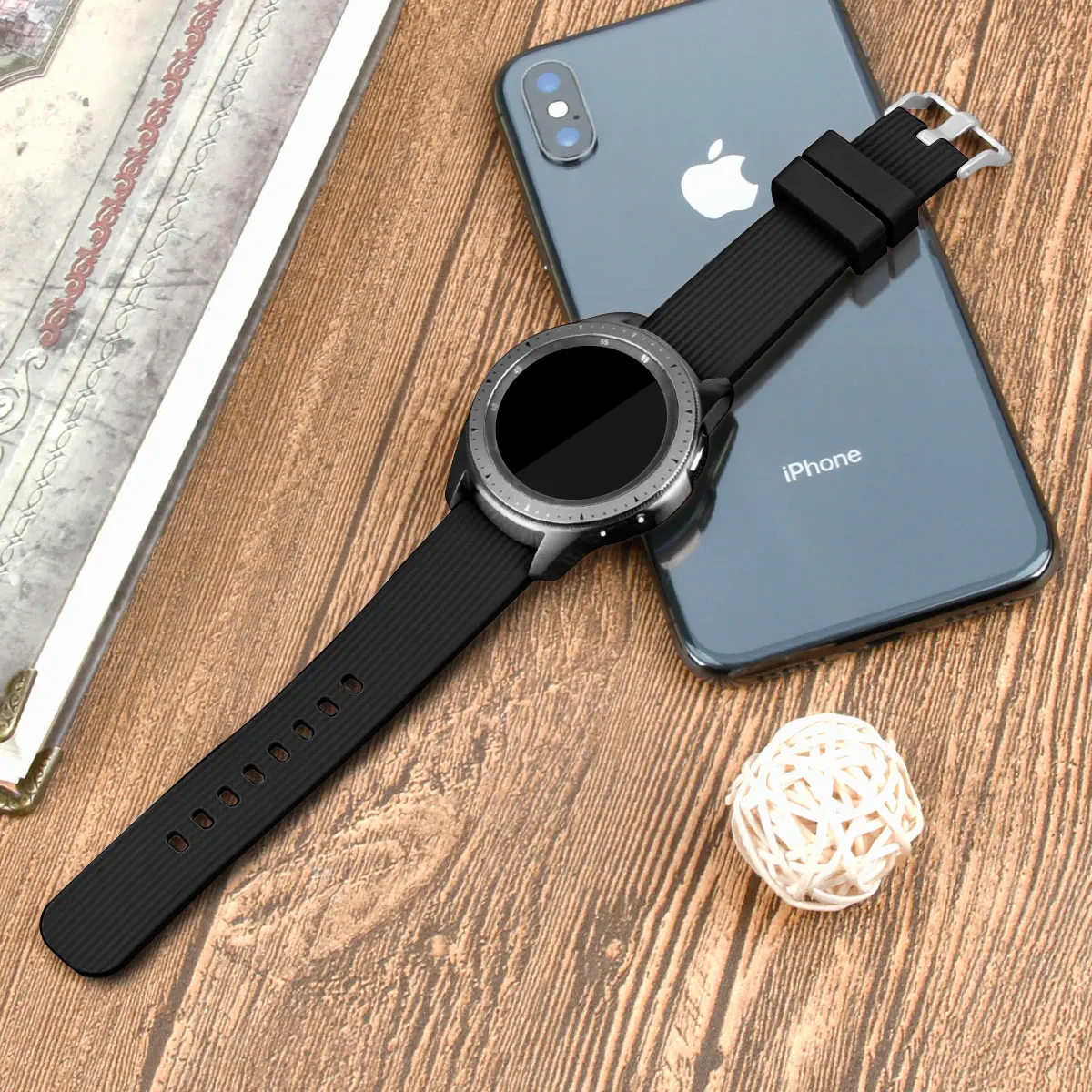 Watch Strap For Samsung Galaxy Band 42mm Soft Silicone Watchband Bracelet | Электроника