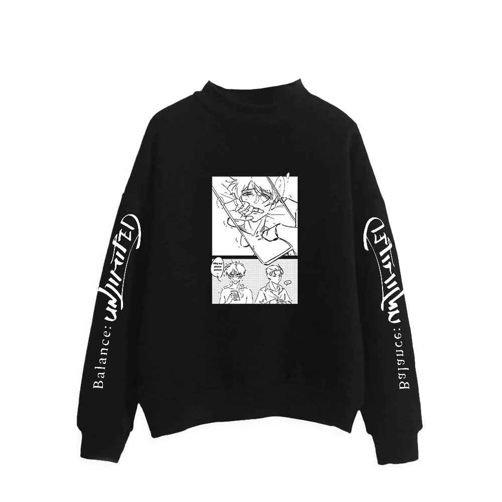 Cool Cartoon Balance UNLIMITED High Collar Sweatshirts Winter Stylish Casual Male female Harajuku Logo Coats Turtleneck
Cool Cartoon Balance UNLIMITED High Collar Sweatshirts Winter Stylish Casual Male female Harajuku Logo Coats Turtleneck