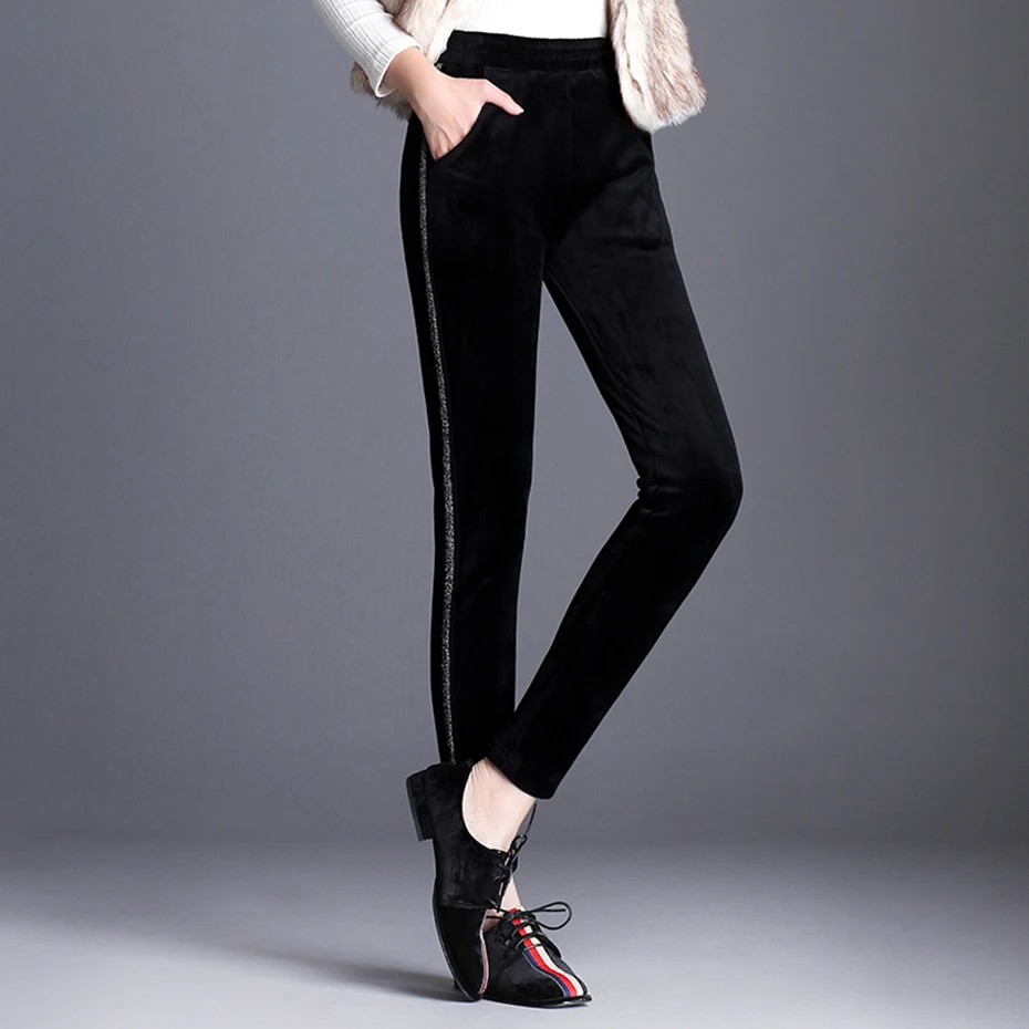 S-6XL Thick Velvet Leggings for Women Winter Seamless Leggings Side Shiny Pants Trousers Tight Pants Ladies
S-6XL Thick Velvet Leggings for Women Winter Seamless Leggings Side Shiny Pants Trousers Tight Pants Ladies