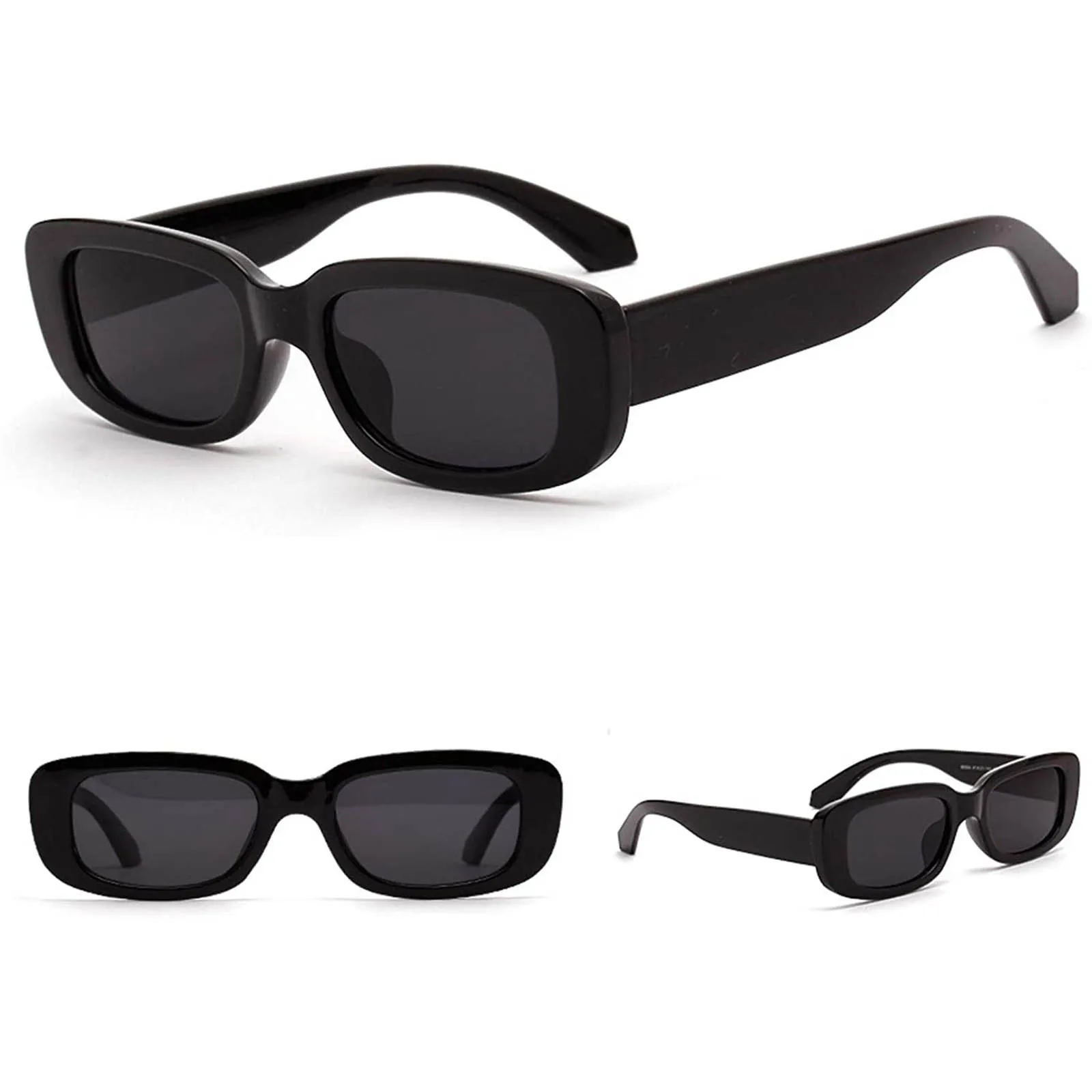 Rectangle Sunglasses For Women 90s Vintage Fashion Glasses Black Tortoise Frame
Rectangle Sunglasses For Women 90s Vintage Fashion Glasses Black Tortoise Frame