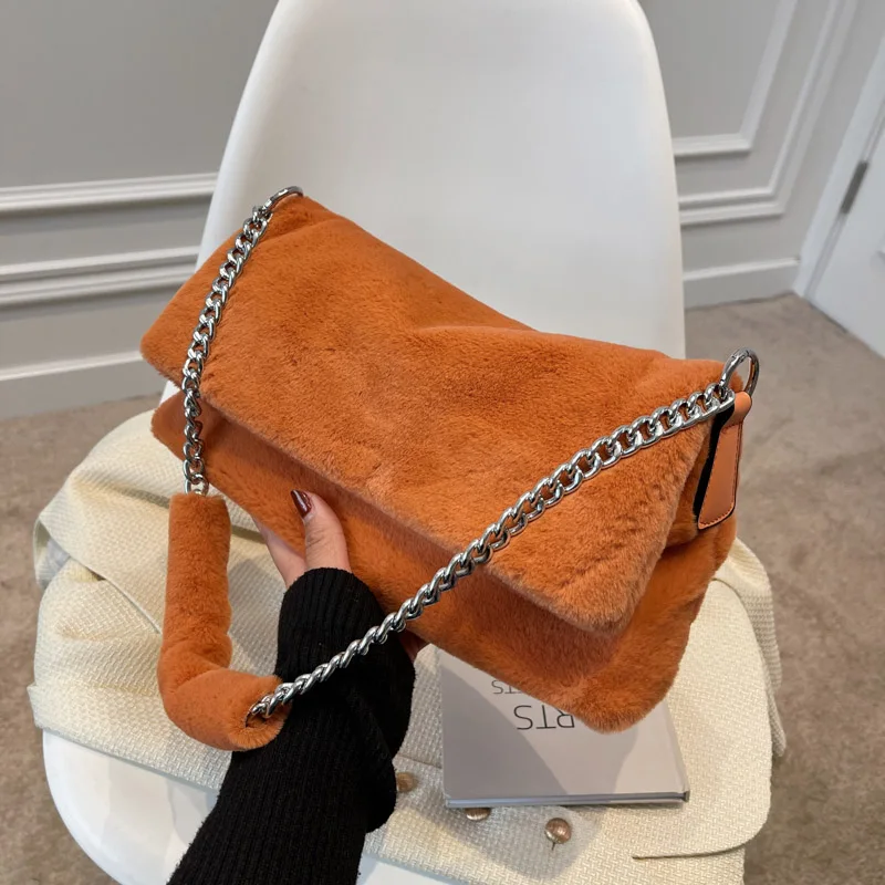 Женская зимняя плюшевая сумка через плечо, модная брендовая дизайнерская сумка через плечо с цепочкой, однотонные универсальные сумки, жен...
Женская зимняя плюшевая сумка через плечо, модная брендовая дизайнерская сумка через плечо с цепочкой, однотонные универсальные сумки, жен...