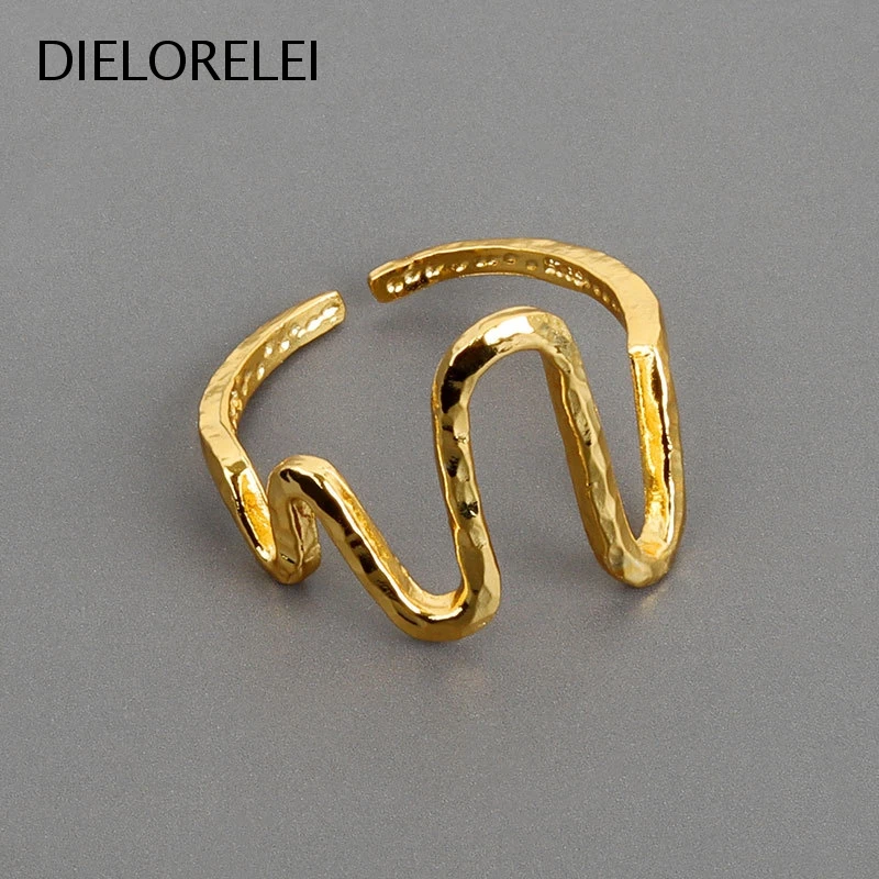 DIELORELEI 925 Sterling Silver Light Luxury Minimalist Prevent Allergy Niche Girls Women Adjustable Ring
DIELORELEI 925 Sterling Silver Light Luxury Minimalist Prevent Allergy Niche Girls Women Adjustable Ring