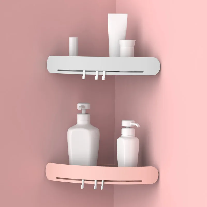 Corner Bathroom Shelf Organizer Punch-free Wall-mounted Shampoo Shower Shelf Holder Kitchen Storage Rack Bathroom Snap Up
Corner Bathroom Shelf Organizer Punch-free Wall-mounted Shampoo Shower Shelf Holder Kitchen Storage Rack Bathroom Snap Up