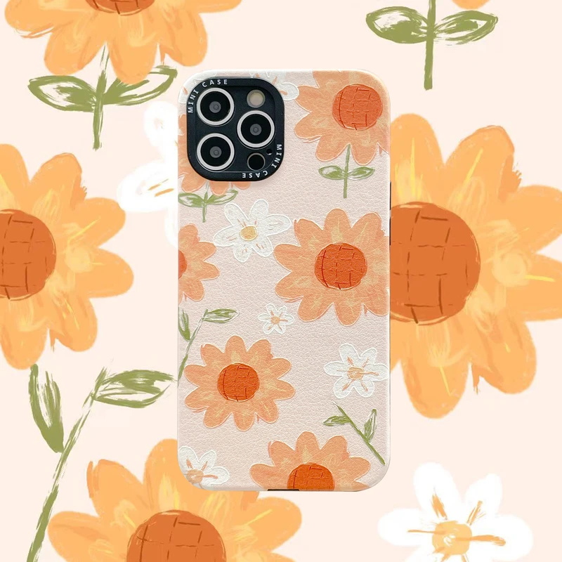Vintage Art Oil Painting Daisy Flowers Phone Case For iPhone 11 12 Pro Max X Xs Max Xr 7 8 Puls Cases Soft Leather Back Cover
Vintage Art Oil Painting Daisy Flowers Phone Case For iPhone 11 12 Pro Max X Xs Max Xr 7 8 Puls Cases Soft Leather Back Cover
