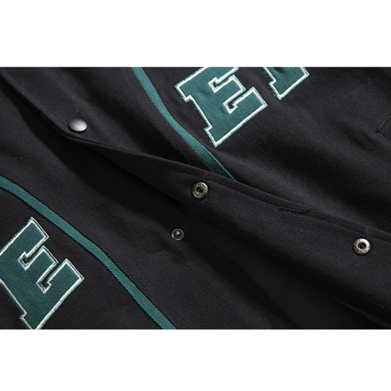 Aolamegs Letter Embroidery Jackets Men Casual Harajuku Patchwork Coat Couple Stand Collar Outwear High Street Hip Hop Streetwear
Aolamegs Letter Embroidery Jackets Men Casual Harajuku Patchwork Coat Couple Stand Collar Outwear High Street Hip Hop Streetwear