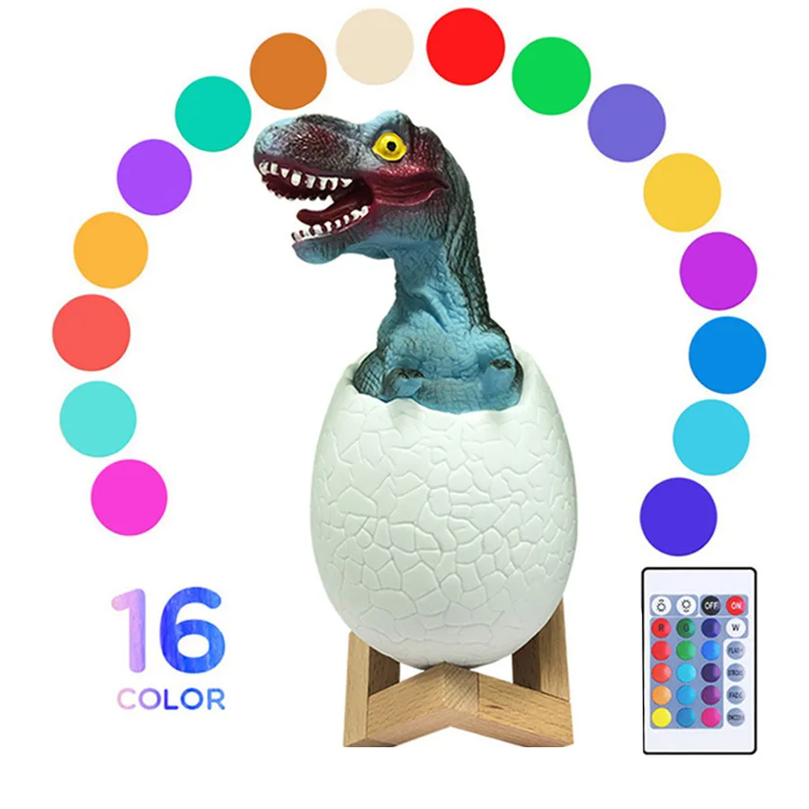 16 Color 3D Dinosaur Egg Night Light Dinosaur Egg Desk Table Light With Remote Children Kids Baby Gift Toy's Light
16 Color 3D Dinosaur Egg Night Light Dinosaur Egg Desk Table Light With Remote Children Kids Baby Gift Toy's Light