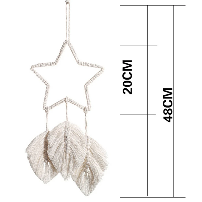 NordicDreamcatcher Tapestry Star Tassel Hand-woven Tapestry Lacrame Wall Hanging Home Decorations M
NordicDreamcatcher Tapestry Star Tassel Hand-woven Tapestry Lacrame Wall Hanging Home Decorations M