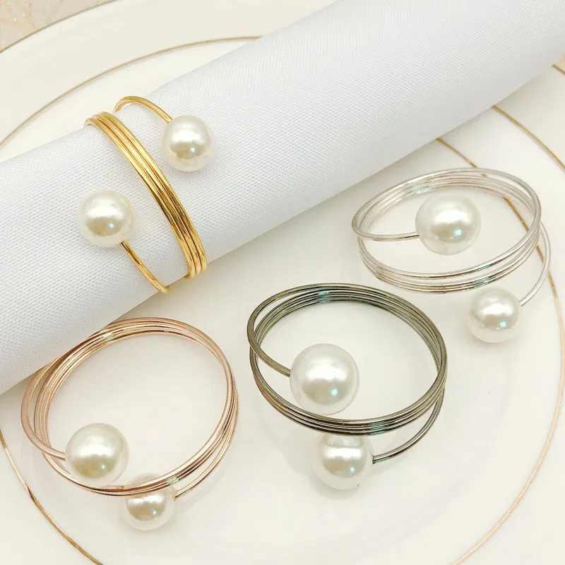 New Pearl Napkin Bucklegold Silver Hoop Hotel Party Table Decoration Napkin Rings Napkin Circle For Christmas Wedding Party
New Pearl Napkin Bucklegold Silver Hoop Hotel Party Table Decoration Napkin Rings Napkin Circle For Christmas Wedding Party