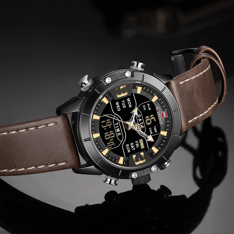 Watch Men Top Luxury Brand Leather Waterproof Quartz Wristwatches Military Sport Men'S Watches Date Relogio Masculino
Watch Men Top Luxury Brand Leather Waterproof Quartz Wristwatches Military Sport Men'S Watches Date Relogio Masculino