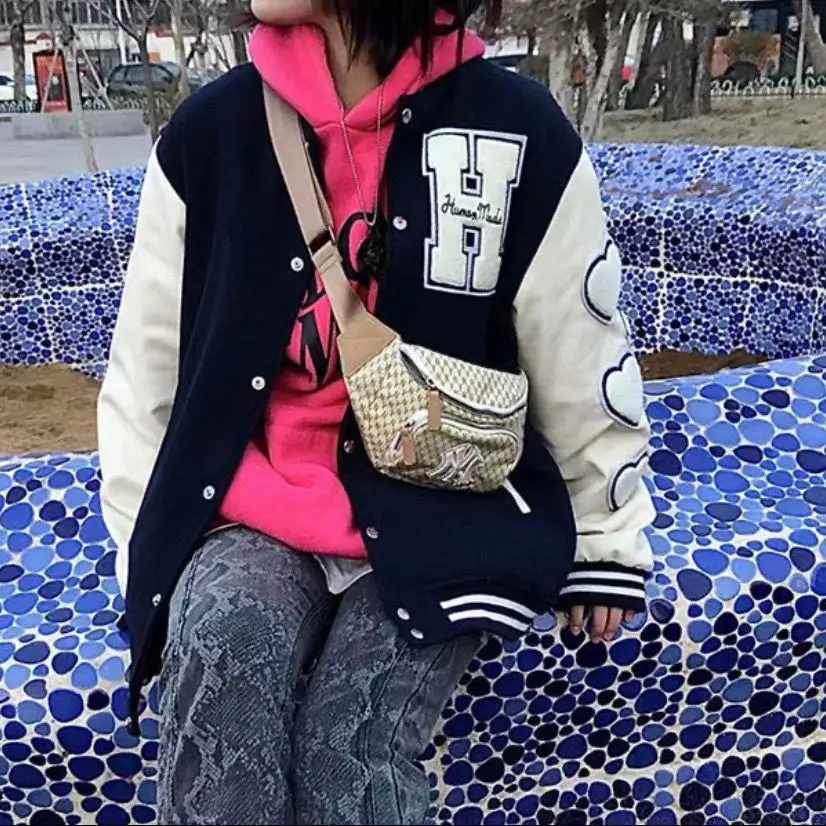 Baseball Jacket Women's Coat Men's Couple Bomber Unisex Boyfriend Style Varsity Hiphop Street 2021 New Spring&Autumn Embroidery
Baseball Jacket Women's Coat Men's Couple Bomber Unisex Boyfriend Style Varsity Hiphop Street 2021 New Spring&Autumn Embroidery