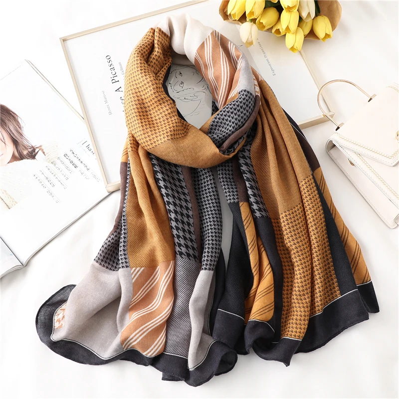Nieuwe Ontwerp Merk Voorjaar Vrouwen Sjaal Mode Plaid Print Katoen Hijaabs Sjaals Voor Dames Sjaals En Wraps Pashmina Stola
Nieuwe Ontwerp Merk Voorjaar Vrouwen Sjaal Mode Plaid Print Katoen Hijaabs Sjaals Voor Dames Sjaals En Wraps Pashmina Stola