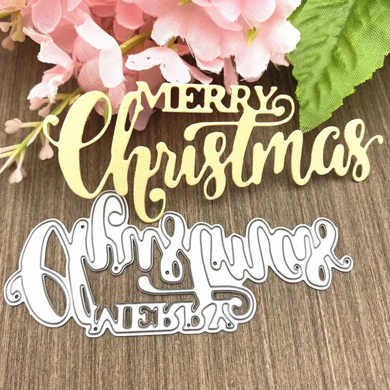Reunion Merry Christmas Letters Die Cut Letter Metal Cutting Dies Stencil Scrapbooking Embossing Craft Dies 40*93mm New Arrivals
Reunion Merry Christmas Letters Die Cut Letter Metal Cutting Dies Stencil Scrapbooking Embossing Craft Dies 40*93mm New Arrivals