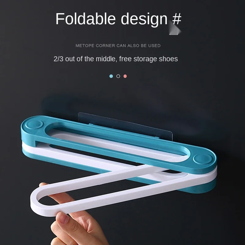 One-To-Three Folding Slippers Rack Bathroom Shoe Rack Toilet Three-In-One Wall-Mounted Shoe Rack Free Punch Storage One For Thre
One-To-Three Folding Slippers Rack Bathroom Shoe Rack Toilet Three-In-One Wall-Mounted Shoe Rack Free Punch Storage One For Thre