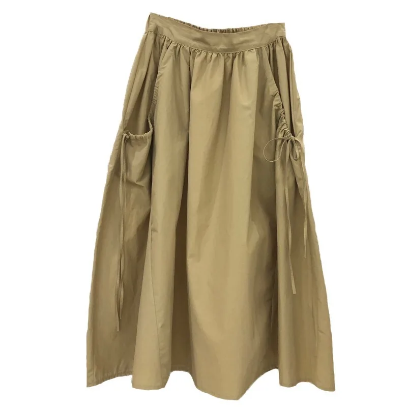 yocalor Skirts Women Solid Korean Fashion Elastic High Waist Pockets Bottoms Jupe Loose Casual A Line Mid Calf Skirts
yocalor Skirts Women Solid Korean Fashion Elastic High Waist Pockets Bottoms Jupe Loose Casual A Line Mid Calf Skirts