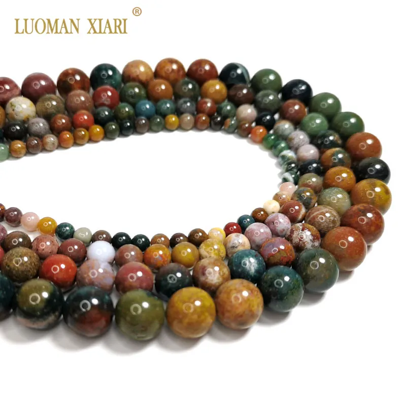 Оптовая торговля ААА 100% натуральный Ocean Jaspers круглые бусины из натуральных камней для создания украшений, изготовление браслетов или бус св... 
Оптовая торговля ААА 100% натуральный Ocean Jaspers круглые бусины из натуральных камней для создания украшений, изготовление браслетов или бус св...