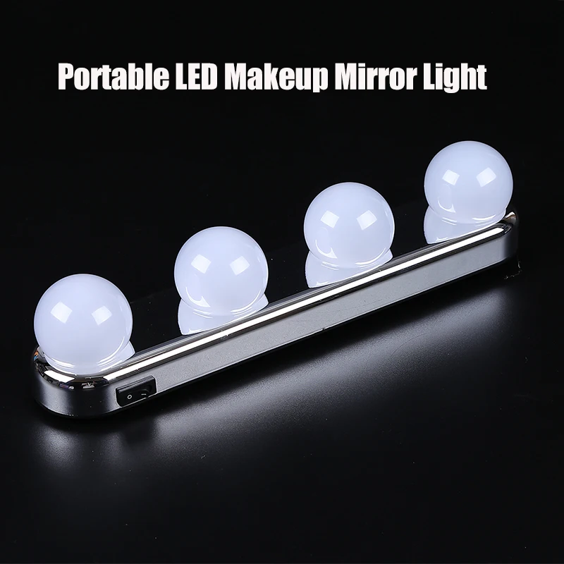 Portable LED 4/5 Bulbs Makeup Mirror Light Hollywood Vanity Wall Lamp Kit Light for Dressing Table Lighting LED Makeup night Lig
Portable LED 4/5 Bulbs Makeup Mirror Light Hollywood Vanity Wall Lamp Kit Light for Dressing Table Lighting LED Makeup night Lig