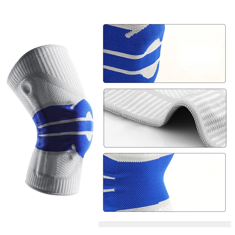 1 Pcs Knee Patella Protector Brace Silicone Spring Knee Pad Basketball Running Compression Knee Sleeve Support Kneepads
1 Pcs Knee Patella Protector Brace Silicone Spring Knee Pad Basketball Running Compression Knee Sleeve Support Kneepads