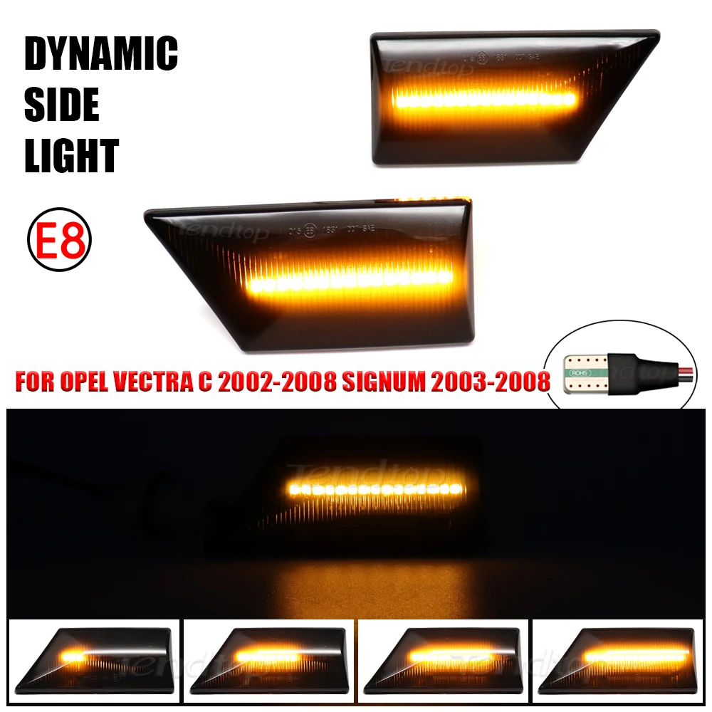 Dynamic Blinkers LED Flowing Turn Signal Light Sequential Side Marker Lamp Car Styling For OPEL Vectra C 01-08 for Signum 03-08
Dynamic Blinkers LED Flowing Turn Signal Light Sequential Side Marker Lamp Car Styling For OPEL Vectra C 01-08 for Signum 03-08