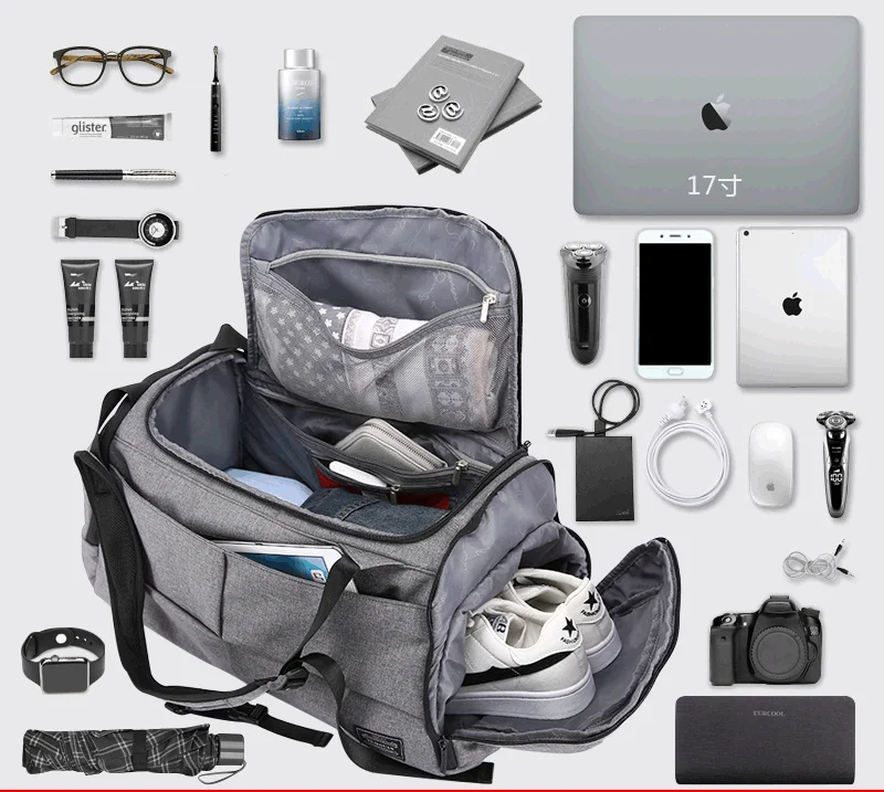 Separate Dry and Wet Swimming Sports Gym Bag Multifunctional Large Capacity Training Yoga Bag Hand Luggage Bag Travel Bag
Separate Dry and Wet Swimming Sports Gym Bag Multifunctional Large Capacity Training Yoga Bag Hand Luggage Bag Travel Bag