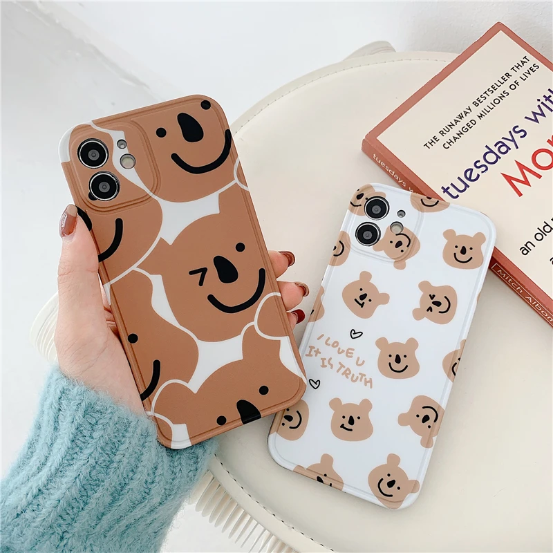 Korean cartoon bear silicone lens protection case for iphone 12 Pro Max 11 Pro Max 12MiNi 7 8 Plus X XS Max XR SE 2020 cover
Korean cartoon bear silicone lens protection case for iphone 12 Pro Max 11 Pro Max 12MiNi 7 8 Plus X XS Max XR SE 2020 cover