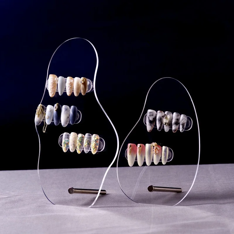 Acrylic Tabletop Acrylic Nail Art Display Irregular Board Transparent Nail Art Showing Holder, Acrylic Dust-proof Display Board
Acrylic Tabletop Acrylic Nail Art Display Irregular Board Transparent Nail Art Showing Holder, Acrylic Dust-proof Display Board