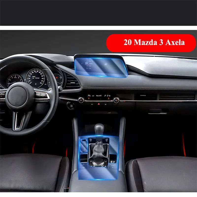 Для Mazda 3 Axela 2020 приборная доска RHD Защитная пленка для экрана навигации из ТПУ