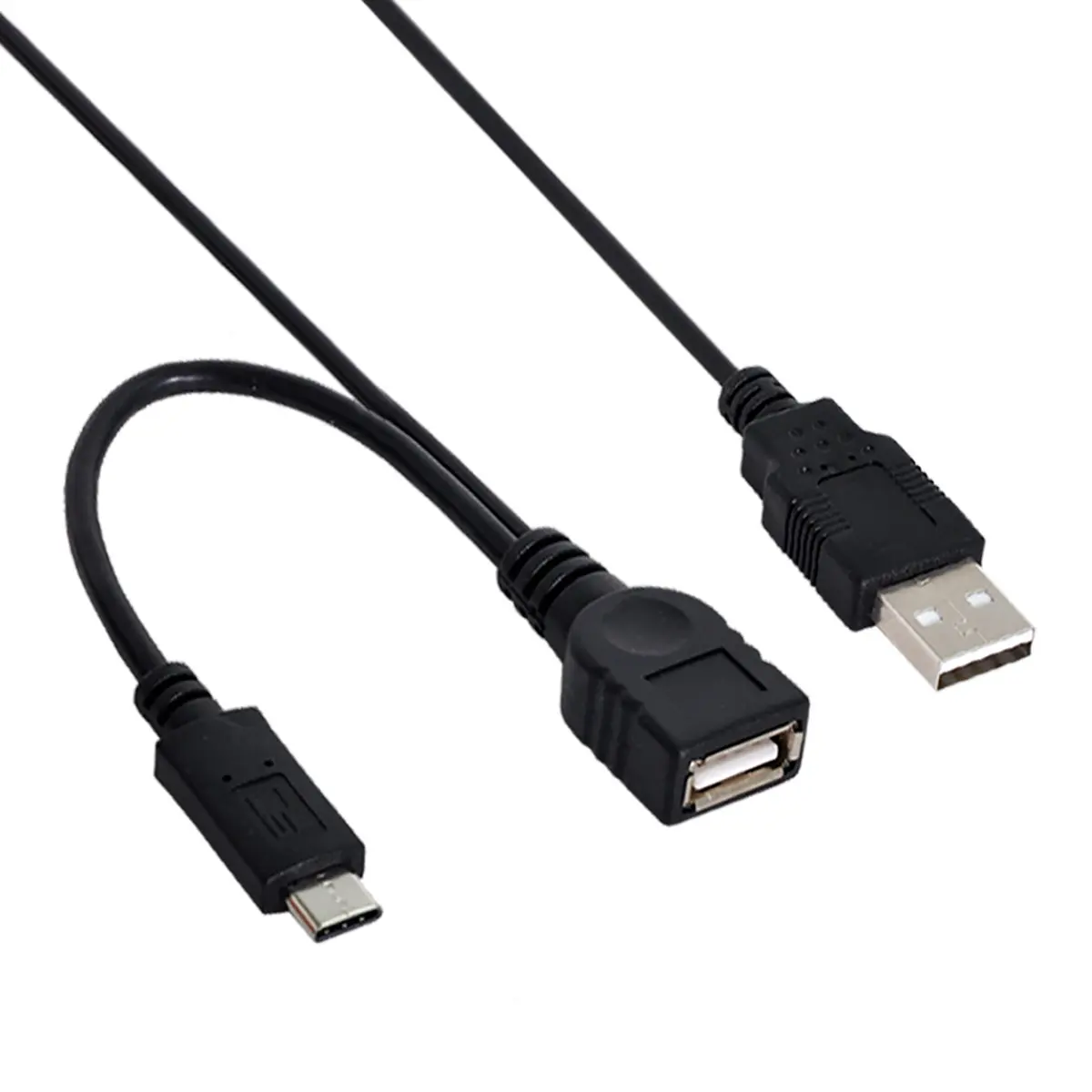 Кабель USB 3 1 Type-C к 2 0 Женский OTG кабель для передачи данных с питанием ноутбука
