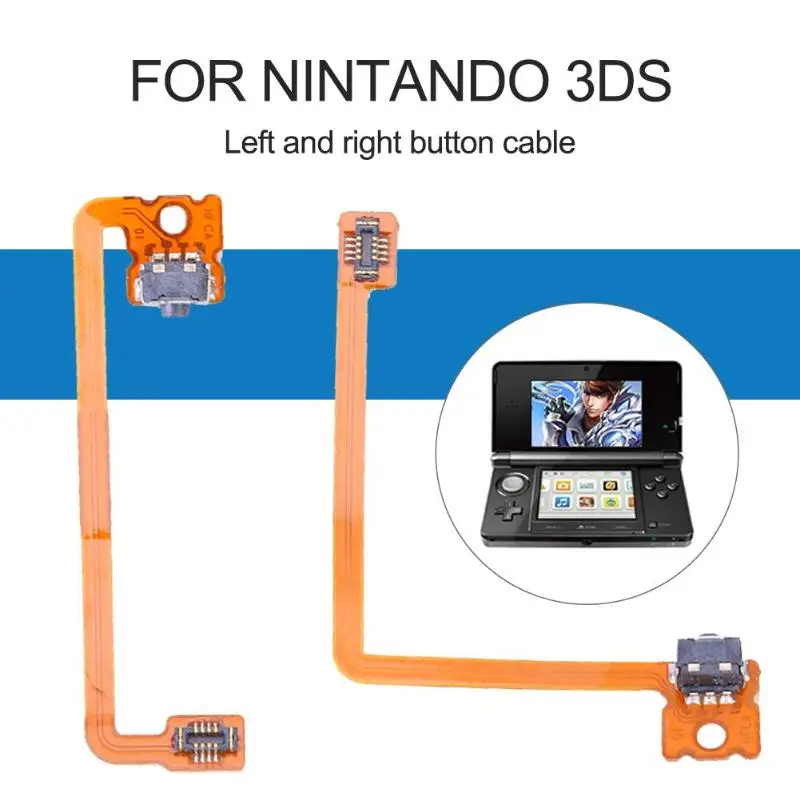 2pcs R/L Shoulder Trigger Buttons Flex Cable Repair Fit Flexible Cable Practical Durable for Nintend 3DS XL LL 65X40X2mm Newest
2pcs R/L Shoulder Trigger Buttons Flex Cable Repair Fit Flexible Cable Practical Durable for Nintend 3DS XL LL 65X40X2mm Newest