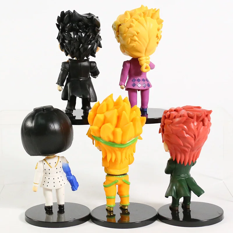 5pcs/set Anime Cartoon Giorno Giovanna Bruno Bucciarati Kujo Jotaro Dio Kakyoin Noriaki Q Version PVC Figures Toys Dolls
5pcs/set Anime Cartoon Giorno Giovanna Bruno Bucciarati Kujo Jotaro Dio Kakyoin Noriaki Q Version PVC Figures Toys Dolls