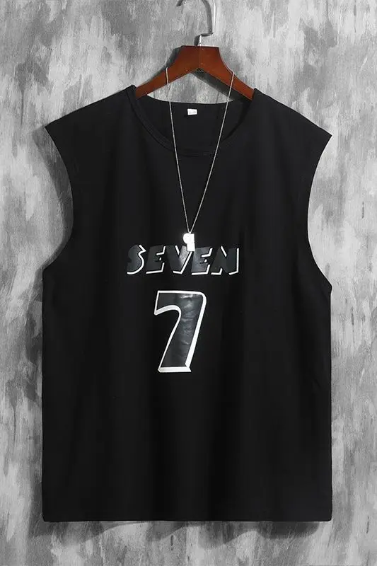 Sleeveless Sports T-shirt Men Summer Loose Printed Letter Tops Male Clothes Vest Short T-shirt Loose Clothing Men Gym Undershirt
Sleeveless Sports T-shirt Men Summer Loose Printed Letter Tops Male Clothes Vest Short T-shirt Loose Clothing Men Gym Undershirt