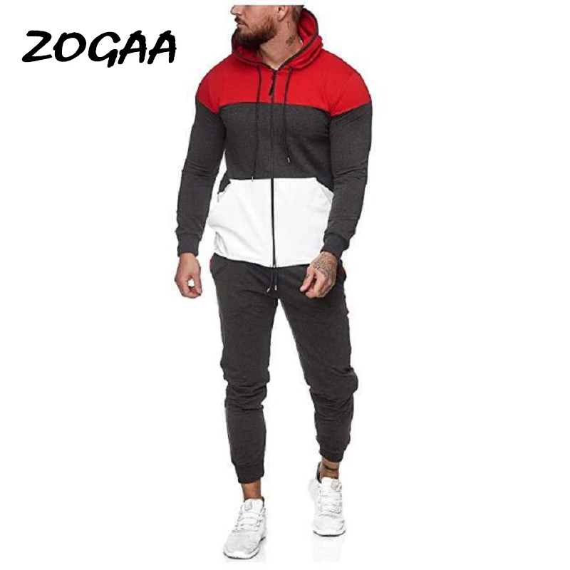 ZOGAA комплекты для мужчин осень-зима новые спортивные костюмы модные фитнес; Повседневная одежда в стиле пэчворк; Спортивные костюмы с капюш...
ZOGAA комплекты для мужчин осень-зима новые спортивные костюмы модные фитнес; Повседневная одежда в стиле пэчворк; Спортивные костюмы с капюш...