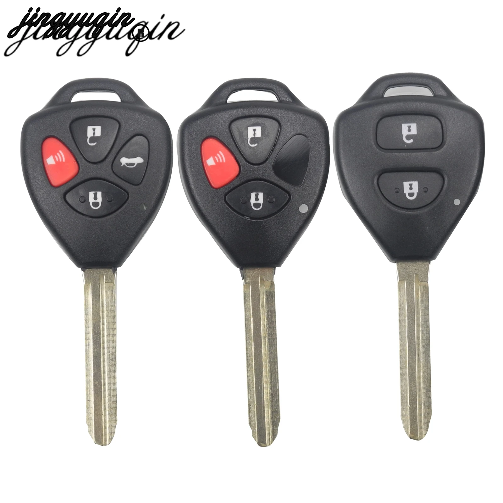 jingyuqin 30pcs/lot Replacement Fob Uncut Remote Key Shell Case For Toyota RAV4 Yaris Venza Scion tC/xA/xB/xC 2/3/4 Buttons
jingyuqin 30pcs/lot Replacement Fob Uncut Remote Key Shell Case For Toyota RAV4 Yaris Venza Scion tC/xA/xB/xC 2/3/4 Buttons