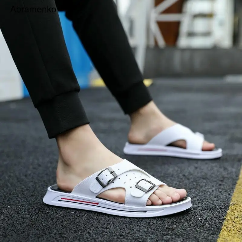 Men Slippers EVA Non-slip Outdoor Beach Flip Flops 2021 Summer Casual Shoes Slides Black Sandal Good Quality Plus Size 40-44
Men Slippers EVA Non-slip Outdoor Beach Flip Flops 2021 Summer Casual Shoes Slides Black Sandal Good Quality Plus Size 40-44