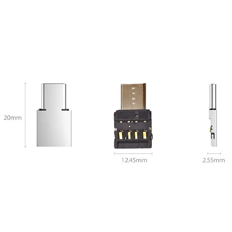 USB-C Connector Type C USB 3.1 Type-C Male to USB Female OTG Adapter Converter For Android Tablet Phone Flash Drive U Disk
USB-C Connector Type C USB 3.1 Type-C Male to USB Female OTG Adapter Converter For Android Tablet Phone Flash Drive U Disk