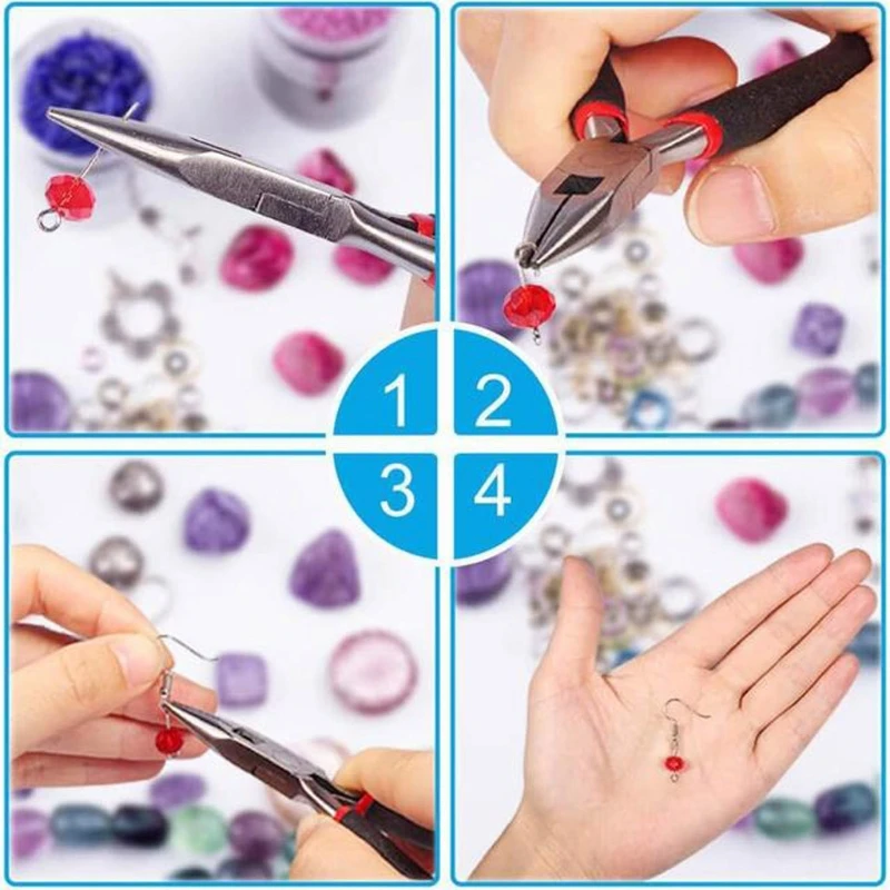 Jewelry Making Tool Kits with Jewelry Making Supplies Kit Jewelry Wires and Jewelry Findings for Jewelry Repair Making
Jewelry Making Tool Kits with Jewelry Making Supplies Kit Jewelry Wires and Jewelry Findings for Jewelry Repair Making