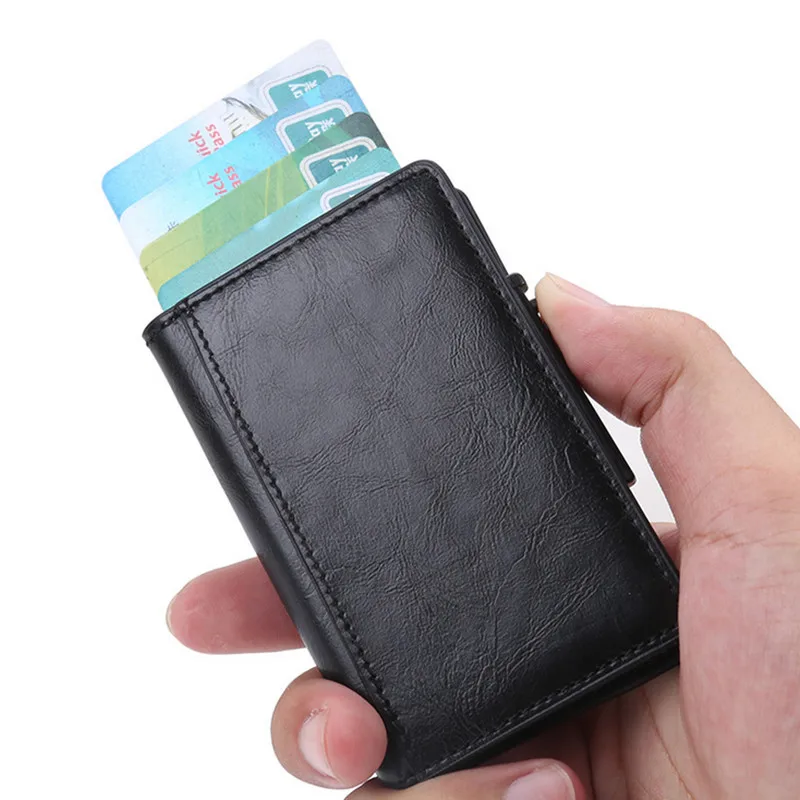 Bisi Goro Magnetic Buckle Card Wallet Business Metal Card Purse Bank Card Box Rfid Blocking Card Holder Minimalist Wallet Holder
Bisi Goro Magnetic Buckle Card Wallet Business Metal Card Purse Bank Card Box Rfid Blocking Card Holder Minimalist Wallet Holder