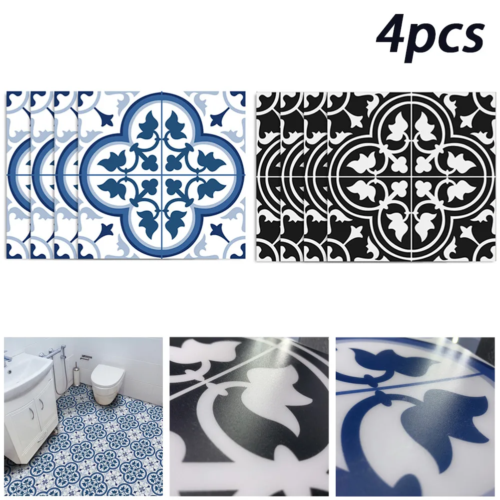 4Pcs 30*30CM PVC Waterproof 3d Floor Sticker Abstract Decal Non-slip Tile Paste Matte Film Pasteable Kitchen Bathroom Home Decor
4Pcs 30*30CM PVC Waterproof 3d Floor Sticker Abstract Decal Non-slip Tile Paste Matte Film Pasteable Kitchen Bathroom Home Decor