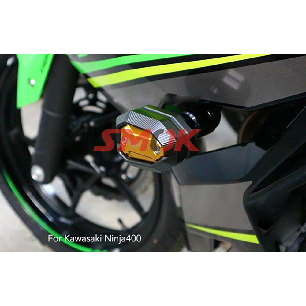 Motorcycle CNC Aluminum Alloy Frame Fairing Gurad Crash Slider Falling Protection For Kawasaki Ninja 400 2018
Motorcycle CNC Aluminum Alloy Frame Fairing Gurad Crash Slider Falling Protection For Kawasaki Ninja 400 2018