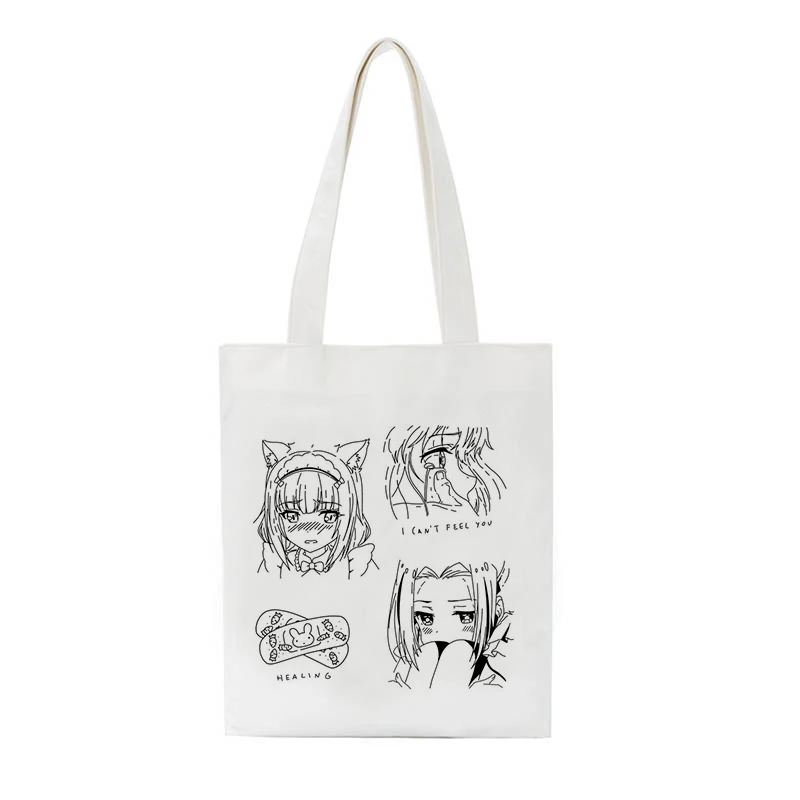 Japanse Kawaii Kat Canvas Tas Cartoon Chic Ins Shopper Tassen Vrouwen Schoudertassen Grote Capaciteit Vrouwen Tas Shopping Bags 
Japanse Kawaii Kat Canvas Tas Cartoon Chic Ins Shopper Tassen Vrouwen Schoudertassen Grote Capaciteit Vrouwen Tas Shopping Bags