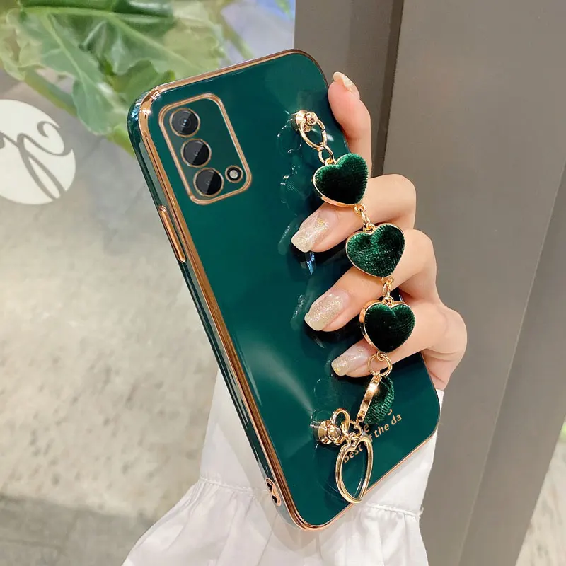 Браслет с сердечками, ручной держатель, чехол для телефона OPPO A93, Роскошный чехол на ремешке для Oppo A93 A55, мягкий силиконовый чехол
Браслет с сердечками, ручной держатель, чехол для телефона OPPO A93, Роскошный чехол на ремешке для Oppo A93 A55, мягкий силиконовый чехол