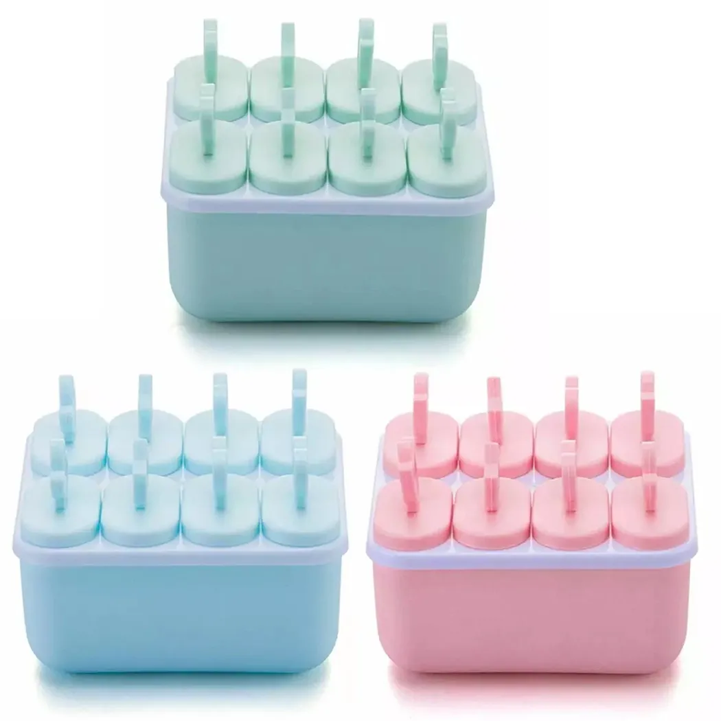 8 Grid Silicone Ice Cream Molds Chocolate Molds Ice Cube Tray Food Safe Popsicle Maker DIY Homemade Freezer Ice Lolly Mould
8 Grid Silicone Ice Cream Molds Chocolate Molds Ice Cube Tray Food Safe Popsicle Maker DIY Homemade Freezer Ice Lolly Mould