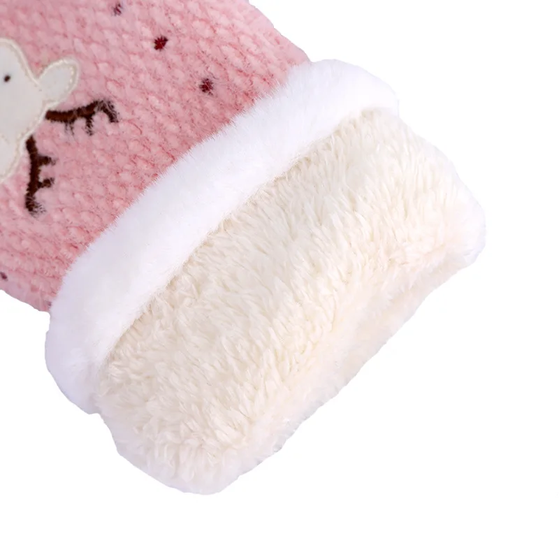2020 New Thicken Plus Velvet Women Knitted Gloves Cute Embroidery Cartoons Elk Full Fingers Gloves Cashmere Plush Warm Mittens
2020 New Thicken Plus Velvet Women Knitted Gloves Cute Embroidery Cartoons Elk Full Fingers Gloves Cashmere Plush Warm Mittens