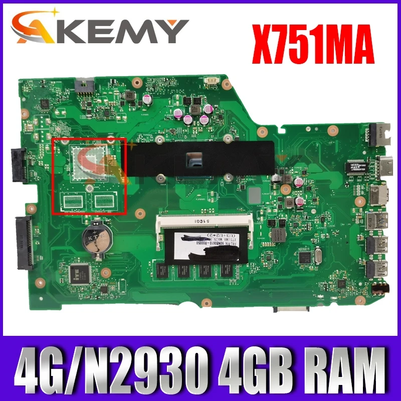 Материнская плата X751MA _ BD._ 4G/N2930/AS 4 ГБ ОЗУ 90NB0610-R00030, материнская плата REV2.0 для ASUS X751MA X751M X751MD, материнская плата ноутбука 100% протестирована
Материнская плата X751MA _ BD._ 4G/N2930/AS 4 ГБ ОЗУ 90NB0610-R00030, материнская плата REV2.0 для ASUS X751MA X751M X751MD, материнская плата ноутбука 100% протестирована