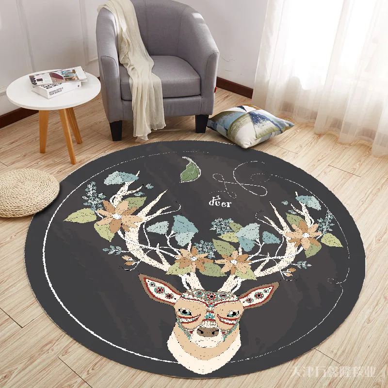 TONGDI Round Carpet Anti-skid Elegant Artistic 3D Steric Printing Mat Soft Rug Luxury Decor For Home Parlour LivingRoom Bedroom
TONGDI Round Carpet Anti-skid Elegant Artistic 3D Steric Printing Mat Soft Rug Luxury Decor For Home Parlour LivingRoom Bedroom