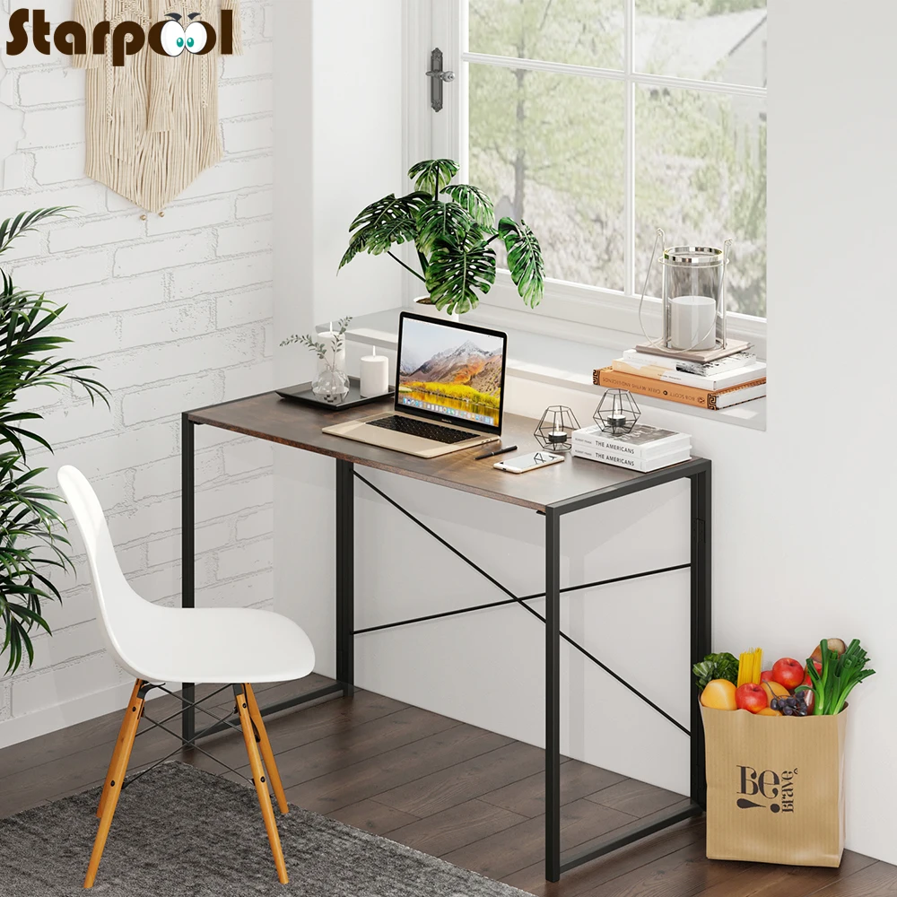 Modern Office Desk Computer Table Laptop Study Table Metal Steel Frame Easy Folding Desk Home Office Workstation
Modern Office Desk Computer Table Laptop Study Table Metal Steel Frame Easy Folding Desk Home Office Workstation
