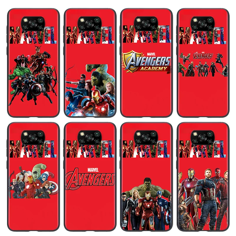 Phone Case For Xiaomi Poco X3 NFC GT M3 M2 X2 F3 F2 Pro C3 F1 Mi Play Mix 3 A2 A1 6X 5X -Marvel The Avengers Black Cover
Phone Case For Xiaomi Poco X3 NFC GT M3 M2 X2 F3 F2 Pro C3 F1 Mi Play Mix 3 A2 A1 6X 5X -Marvel The Avengers Black Cover
