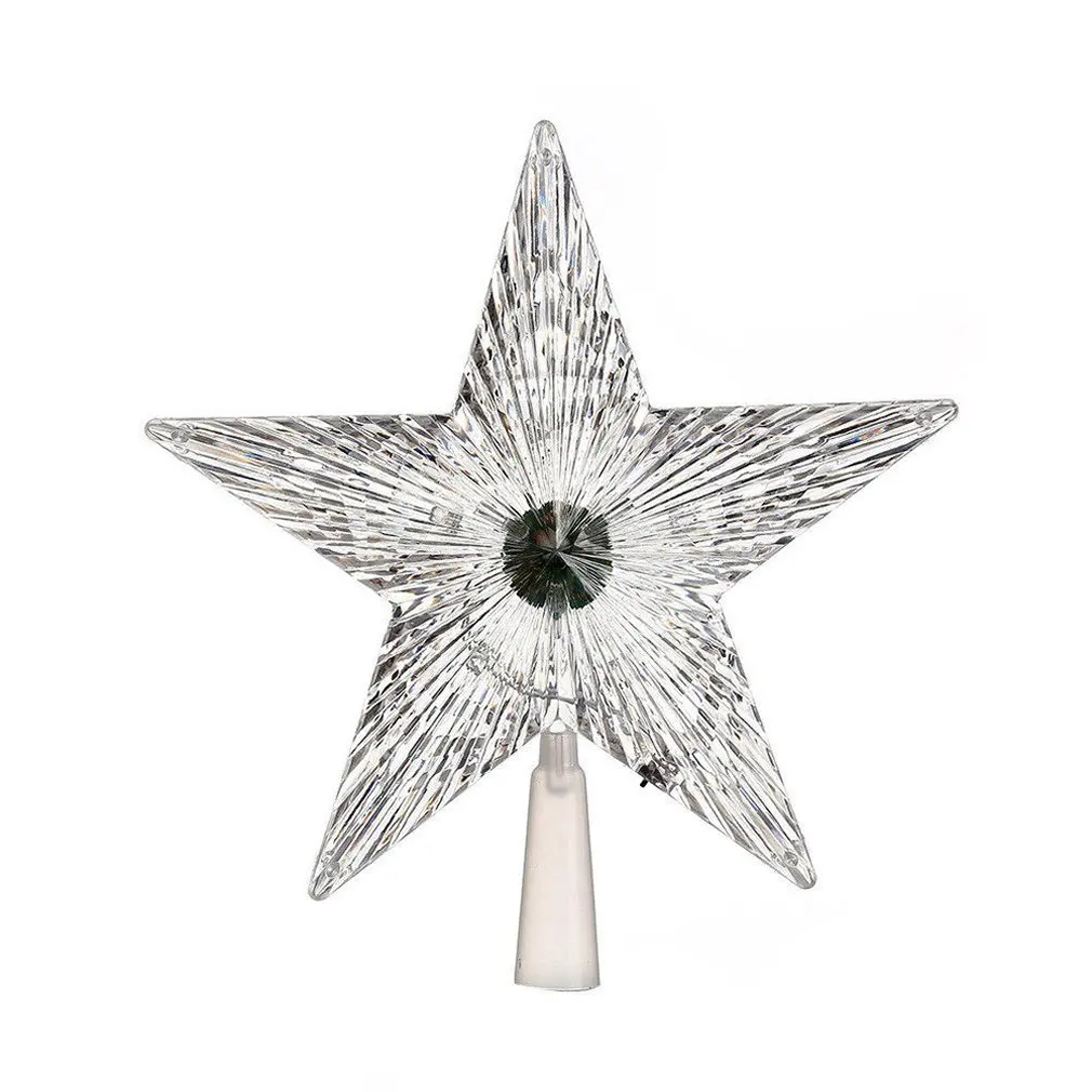 Christmas Decoration Transparent Acrylic Glitter Five-pointed Star Christmas Tree Top Star Decoration
Christmas Decoration Transparent Acrylic Glitter Five-pointed Star Christmas Tree Top Star Decoration