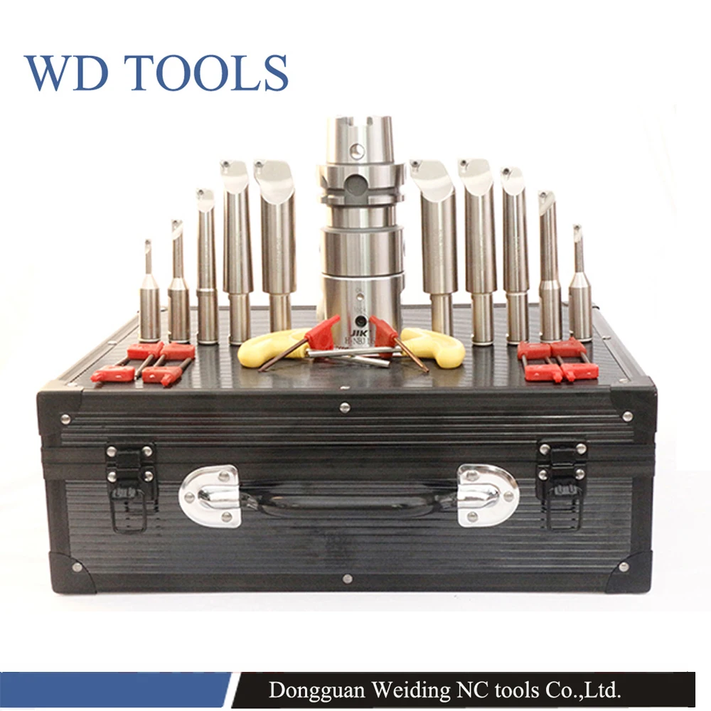 HSK63A NBJ16 12pcs набор расточных инструментов тонкой настройки расточки CNC станки