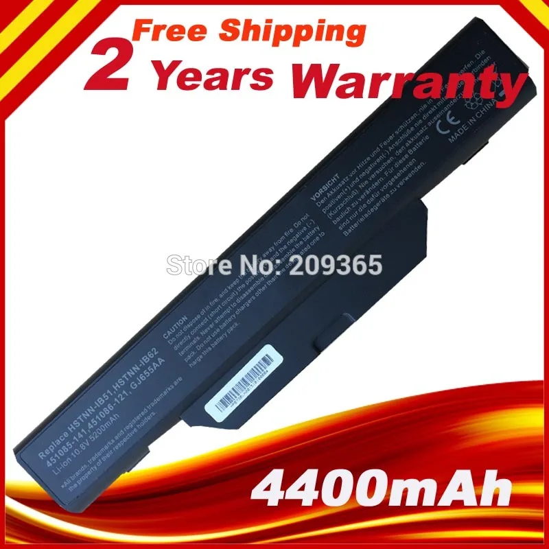 Laptop Battery for HP COMPAQ 510 550 610 615 6720s 6730s 6735s 6820s 6830s HSTNN-IB51/LB51/IB62/OB62 free shipping
Laptop Battery for HP COMPAQ 510 550 610 615 6720s 6730s 6735s 6820s 6830s HSTNN-IB51/LB51/IB62/OB62 free shipping