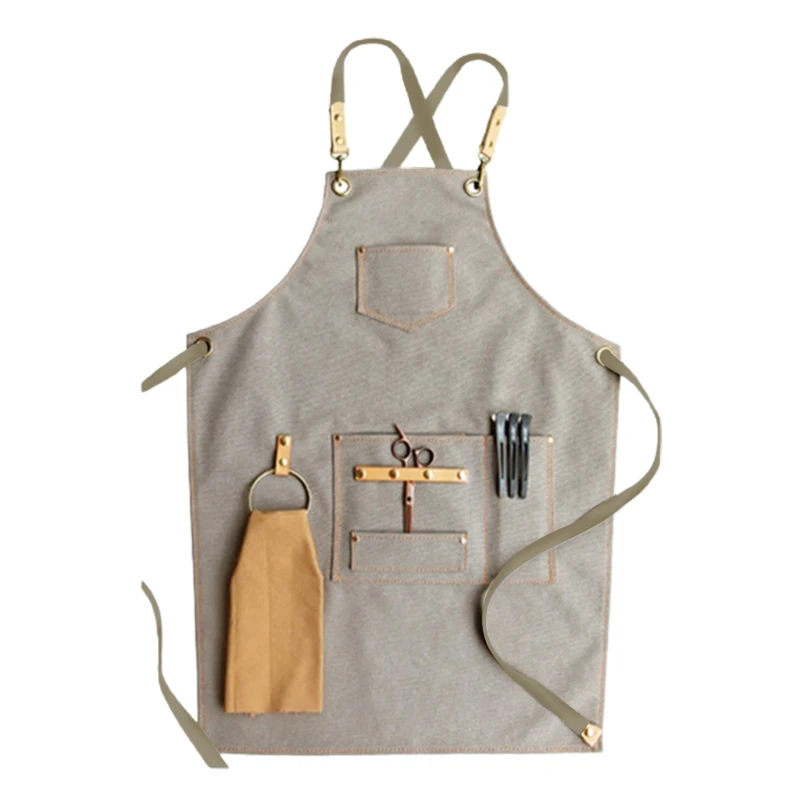 P82C Chef Apron Cotton Canvas Cross Back Adjustable Apron with Pockets for Women and Men, Kitchen Cooking Baking Bib Apron, A
P82C Chef Apron Cotton Canvas Cross Back Adjustable Apron with Pockets for Women and Men, Kitchen Cooking Baking Bib Apron, A